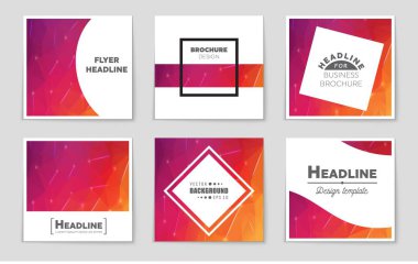 Soyut vektör düzen arka plan set. Sanat tasarım şablonu, liste, sayfa, mockup broşür Tema stili, afiş, fikir, kapak, kitapçık, baskı, el ilanı için kitap, boş, kartı, reklam, işareti, sayfa,, a4.