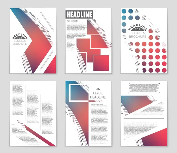 Abstract vector lay-out achtergrond instellen. Voor kunst sjabloonontwerp, lijst, pagina, mockup de stijl van het thema van de brochure, banner, idee, cover, boekje, print, flyer, boek, leeg, kaart, advertentie, teken, blad,, a4 — Stockvector