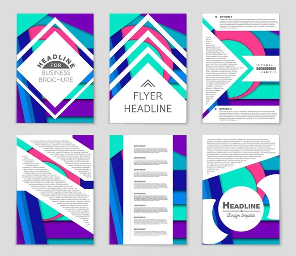 Abstract vector lay-out achtergrond instellen. Voor kunst sjabloonontwerp, lijst, voorpagina, mockup de stijl van het thema van de brochure, banner, idee, cover, boekje, print, flyer, boek, leeg, kaart, advertentie, teken, blad,, a4 — Stockvector