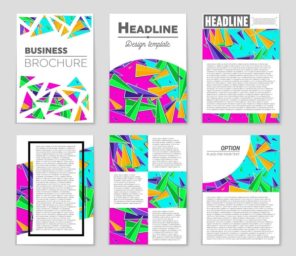 Conjunto de fundo de layout vetorial abstrato. Para design de modelo de arte, lista, página, estilo de tema de brochura mockup, banner, ideia, capa, livreto, impressão, folheto, livro, em branco, cartão, anúncio, sinal, folha,, a4 — Vetor de Stock