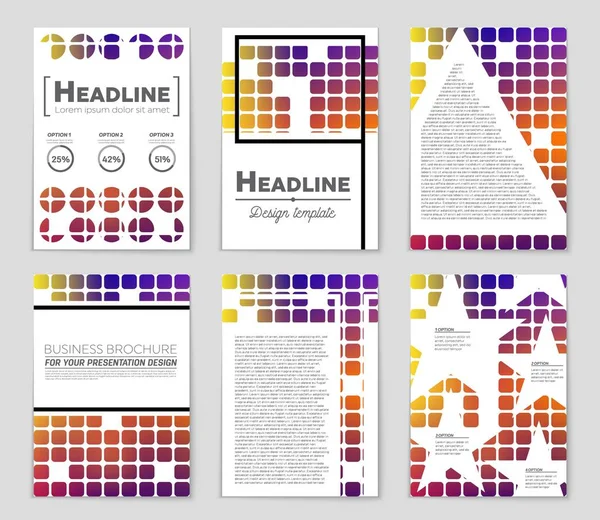 抽象矢量布局背景集。艺术模板设计、 列表、 页面、 样机宣传册主题样式、 横幅、 想法、 封面、 小册子、 打印、 传单，书，空白，卡，广告、 标志、 工作表、 a4 — 图库矢量图片