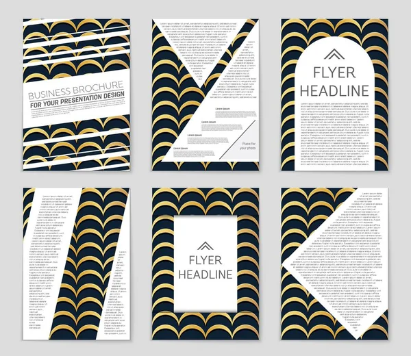 Abstrakta vektor layout bakgrund set. För konst malldesign, lista, sidan, mockup broschyr temat stil, banner, idé, omslag, häfte, print, flyer, bok, tom, kort, ad, sign, ark,, a4. — Stock vektor