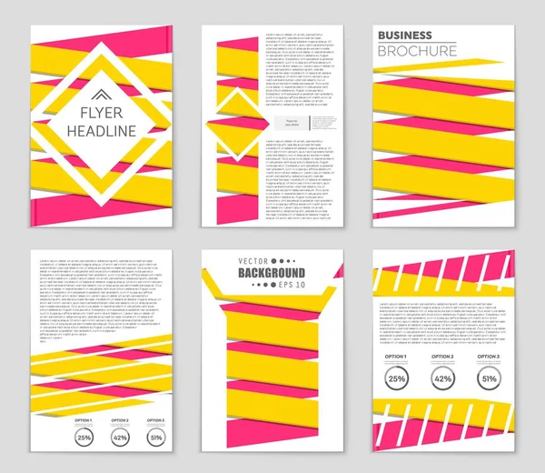 Abstract vector lay-out achtergrond instellen. Voor kunst sjabloonontwerp, lijst, pagina, mockup de stijl van het thema van de brochure, banner, idee, cover, boekje, print, flyer, boek, leeg, kaart, advertentie, teken, blad,, a4 — Stockvector