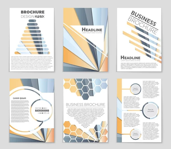 Abstract vector lay-out achtergrond instellen. Voor kunst sjabloonontwerp, lijst, voorpagina, mockup de stijl van het thema van de brochure, banner, idee, cover, boekje, print, flyer, boek, leeg, kaart, advertentie, teken, blad,, a4 — Stockvector