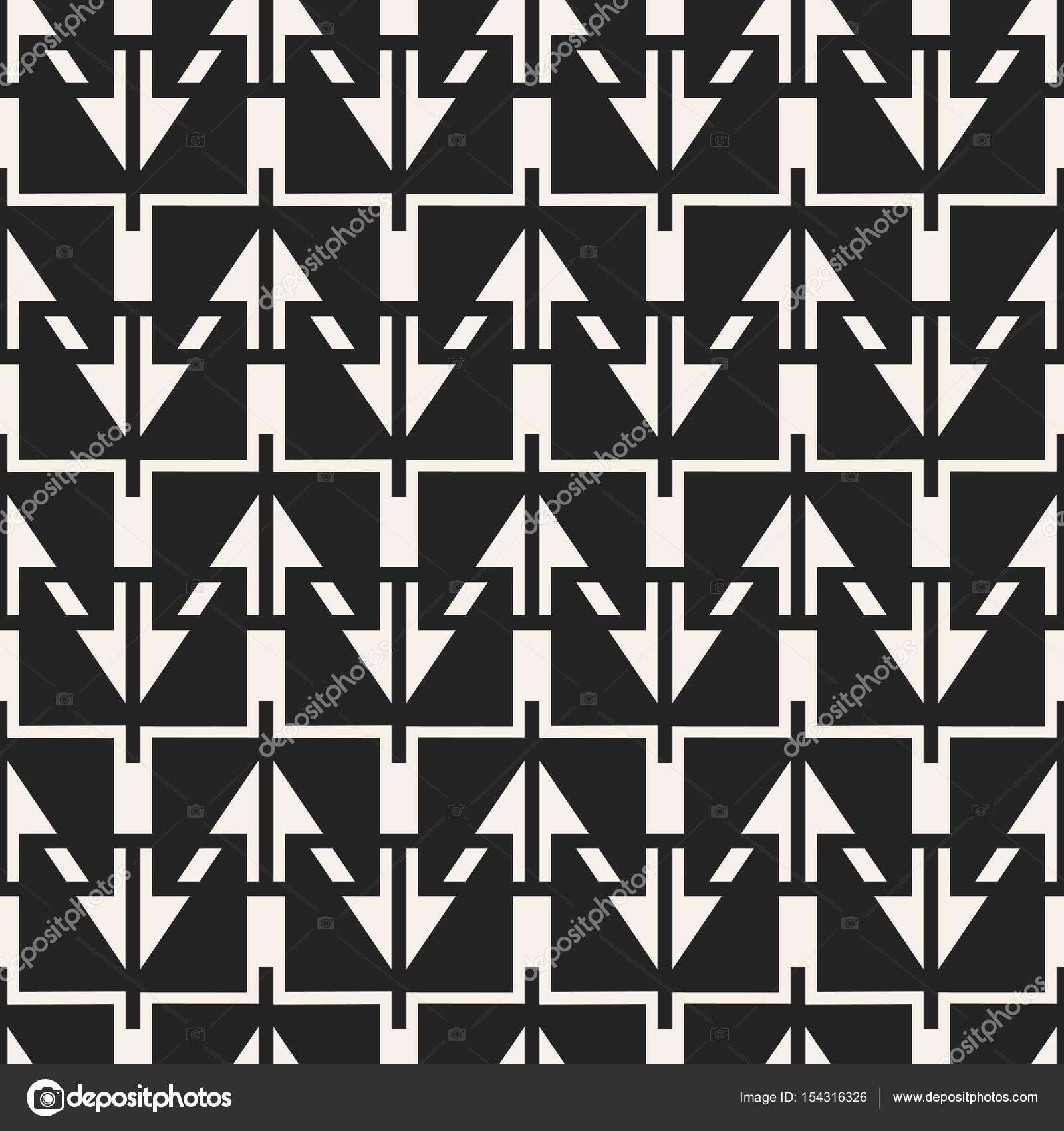 抽象的な概念ベクトルの白黒の幾何学模様 黒と白の最小限の背景 クリエイティブ イラスト テンプレートです シームレスなスタイリッシュなテクスチャです 壁紙 表面 ウェブ デザイン テキスタイル 装飾用 ストックベクター C Mikhail Grachikov