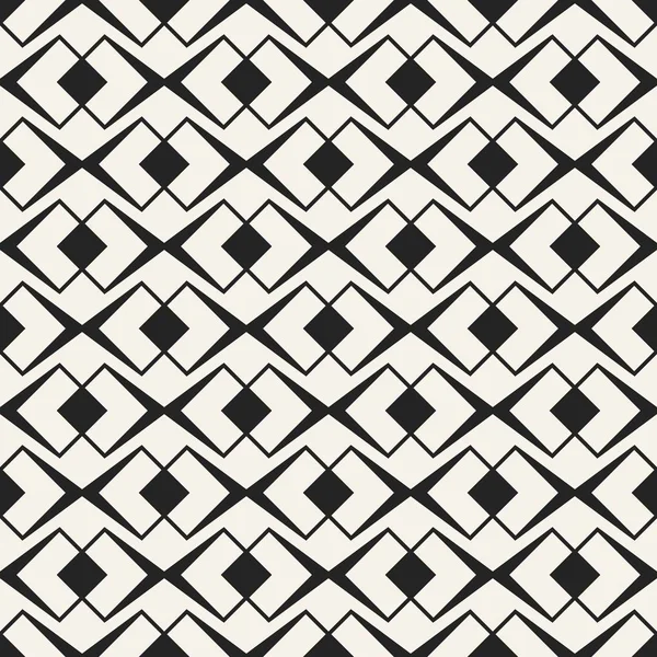 Abstraktes Konzept Vektor monochromes geometrisches Muster. Schwarz-weiß minimaler Hintergrund. Kreative Illustrationsvorlage. nahtlos stilvolle Textur. für Tapete, Oberfläche, Webdesign, Textil, Dekor. — Stockvektor