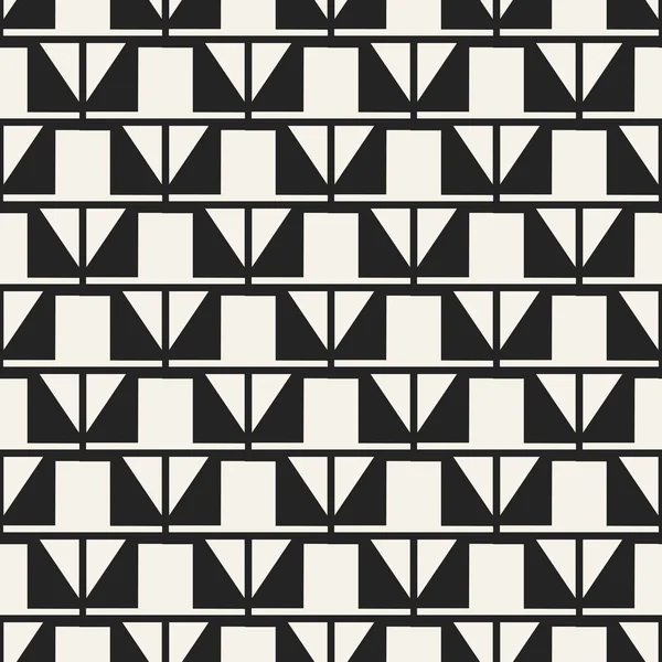 Conceito abstrato vetor monocromático padrão geométrico. Fundo mínimo em preto e branco. Modelo de ilustração criativa. Textura elegante sem costura. Para papel de parede, superfície, web design, têxtil, decoração . — Vetor de Stock