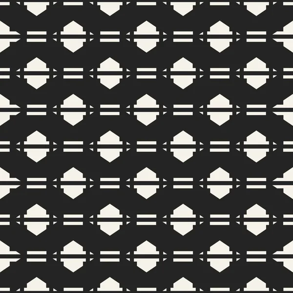 Conceito abstrato vetor monocromático padrão geométrico. Fundo mínimo em preto e branco. Modelo de ilustração criativa. Textura elegante sem costura. Para papel de parede, superfície, web design, têxtil, decoração . — Vetor de Stock