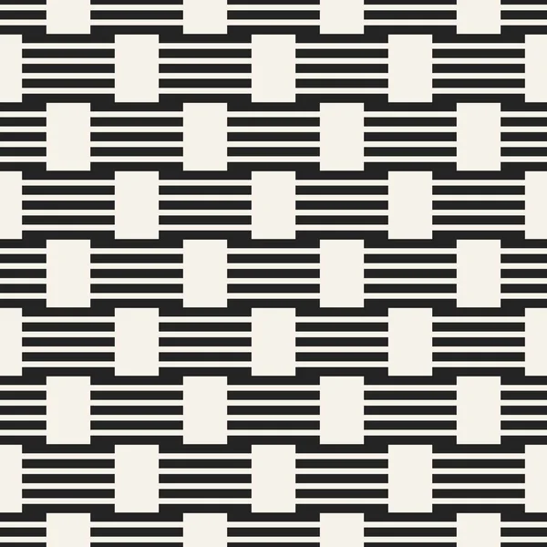 Abstraktní pojem vektor monochromatický geometrický vzor. Minimální pozadí černé a bílé. Šablona, kreativní ilustrace. Bezproblémové stylovou texturu. Pro tapety, povrch, web design, textilní, výzdoba. — Stockový vektor