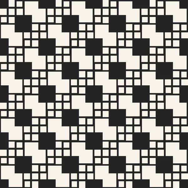 Elvont fogalom vektor monokróm geometriai mintázat. Fekete-fehér minimális háttér. Kreatív ábra mintadeszka. Varrat nélküli elegáns textúra. A háttérkép, felület, web design, textil dekoráció. — Stock Vector