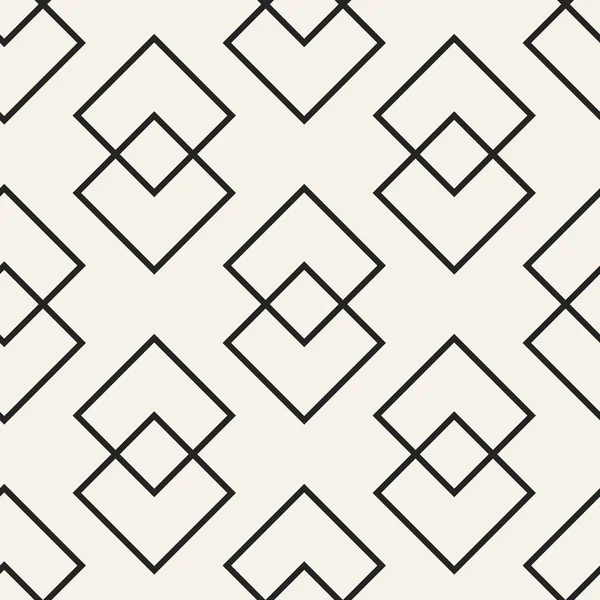 Abstraktes Konzept Vektor monochromes geometrisches Muster. Schwarz-weiß minimaler Hintergrund. Kreative Illustrationsvorlage. nahtlos stilvolle Textur. für Tapete, Oberfläche, Webdesign, Textil, Dekor. — Stockvektor