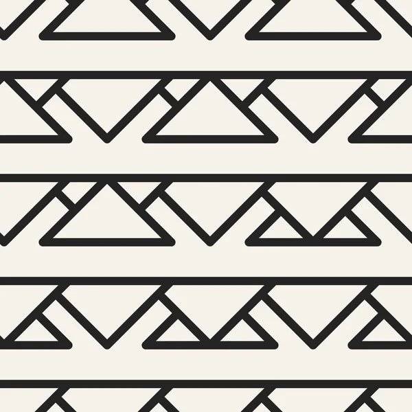 Abstraktes Konzept Vektor monochromes geometrisches Muster. Schwarz-weiß minimaler Hintergrund. Kreative Illustrationsvorlage. nahtlos stilvolle Textur. für Tapete, Oberfläche, Webdesign, Textil, Dekor. — Stockvektor