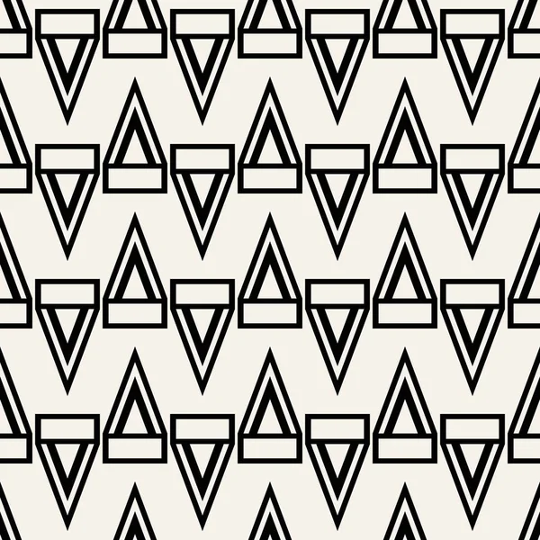 Abstraktes Konzept Vektor monochromes geometrisches Muster. Schwarz-weiß minimaler Hintergrund. Kreative Illustrationsvorlage. nahtlos stilvolle Textur. für Tapete, Oberfläche, Webdesign, Textil, Dekor. — Stockvektor