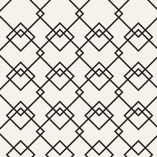 Abstraktes Konzept Vektor monochromes geometrisches Muster. Schwarz-weiß minimaler Hintergrund. Kreative Illustrationsvorlage. nahtlos stilvolle Textur. für Tapete, Oberfläche, Webdesign, Textil, Dekor. — Stockvektor