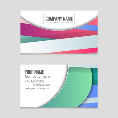 Soyut vektör düzen arka plan set. Sanat kalıp çizmek için, 