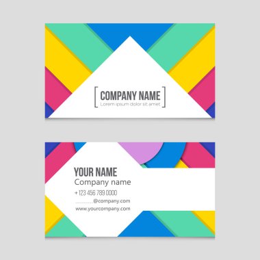 Soyut vektör düzen arka plan set. Sanat kalıp çizmek için, 