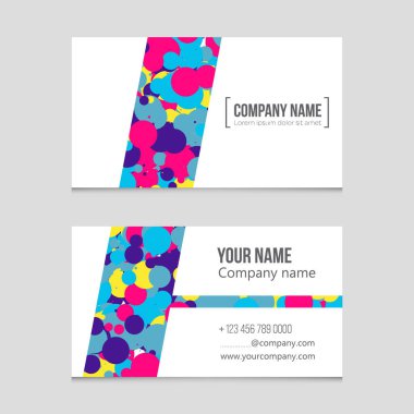 Soyut vektör düzen arka plan set. Sanat kalıp çizmek için, 