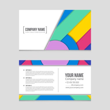 Soyut vektör düzen arka plan set. Sanat kalıp çizmek için, 