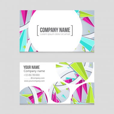 Soyut vektör düzen arka plan set. Sanat kalıp çizmek için, 