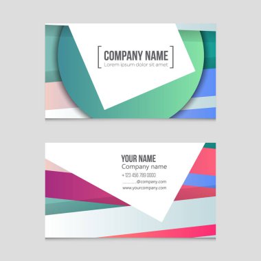 Soyut vektör düzen arka plan set. Sanat kalıp çizmek için, 