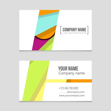 Soyut vektör düzen arka plan set. Sanat kalıp çizmek için, 