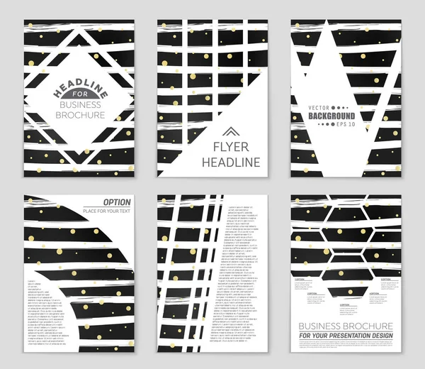 Ensemble d'arrière-plan vectoriel abstrait. Pour la conception de modèles d'art , — Image vectorielle