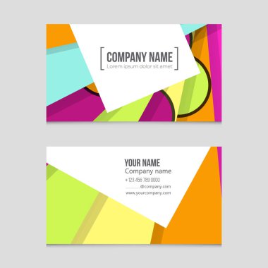 Soyut vektör düzen arka plan set. Sanat kalıp çizmek için, 