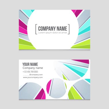 Soyut vektör düzen arka plan set. Sanat kalıp çizmek için, 