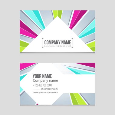 Soyut vektör düzen arka plan set. Sanat kalıp çizmek için, 