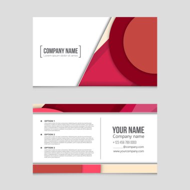 Soyut vektör düzen arka plan set. Sanat kalıp çizmek için, 