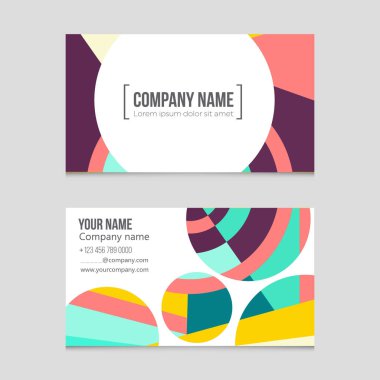 Soyut vektör düzen arka plan set. Sanat kalıp çizmek için, 