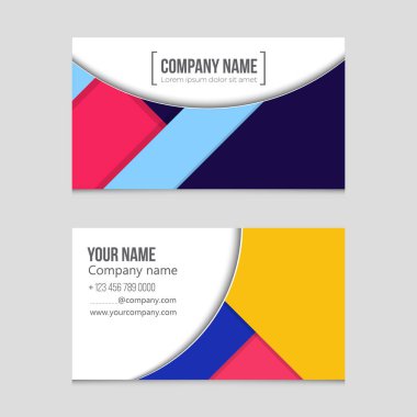 Soyut vektör düzen arka plan set. Sanat kalıp çizmek için, 