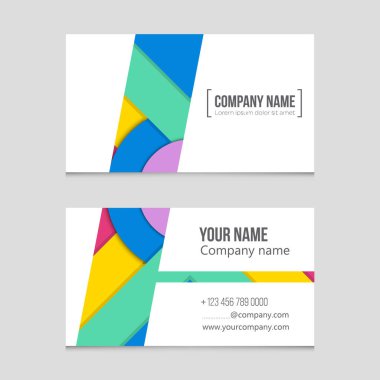 Soyut vektör düzen arka plan set. Sanat kalıp çizmek için, 