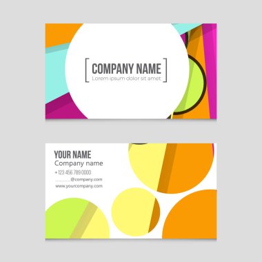 Soyut vektör düzen arka plan set. Sanat kalıp çizmek için, 