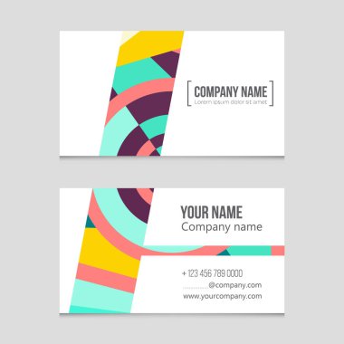 Soyut vektör düzen arka plan set. Sanat kalıp çizmek için, 