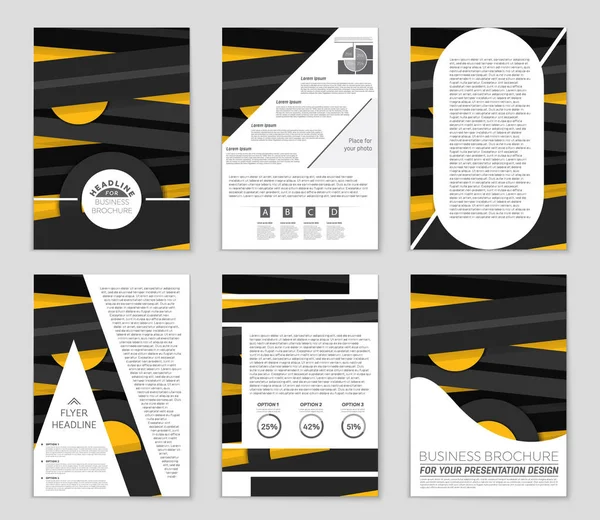 Hintergrundset für abstrakte Vektorlayouts. für Art Template Design, — Stockvektor