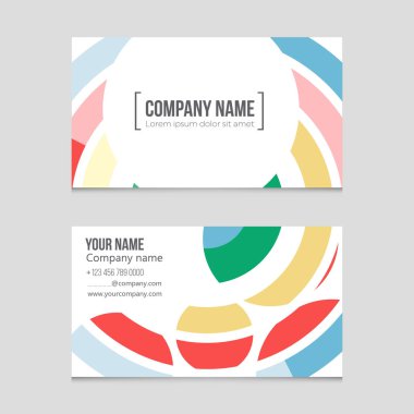 Soyut vektör düzen arka plan set. Sanat kalıp çizmek için, 