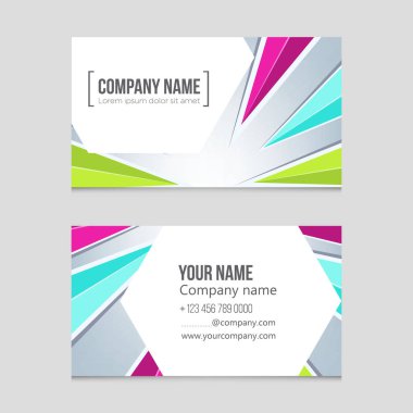 Soyut vektör düzen arka plan set. Sanat kalıp çizmek için, 