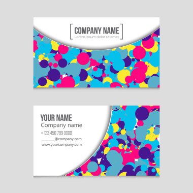 Soyut vektör düzen arka plan set. Sanat kalıp çizmek için, 