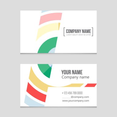 Soyut vektör düzen arka plan set. Sanat kalıp çizmek için, 