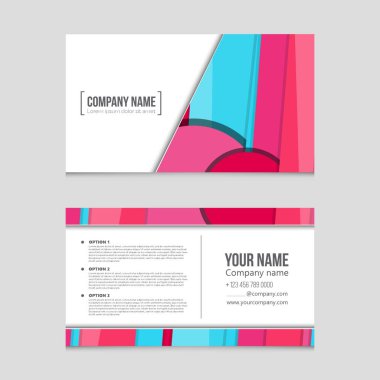 Soyut vektör düzen arka plan set. Sanat kalıp çizmek için, 