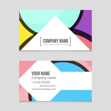 Soyut vektör düzen arka plan set. Sanat kalıp çizmek için, 