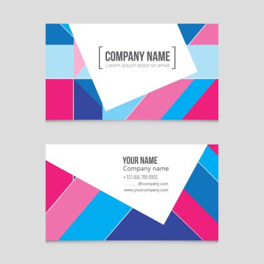 Soyut vektör düzen arka plan set. Sanat kalıp çizmek için, 