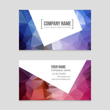 Soyut vektör düzen arka plan set. Sanat kalıp çizmek için, 