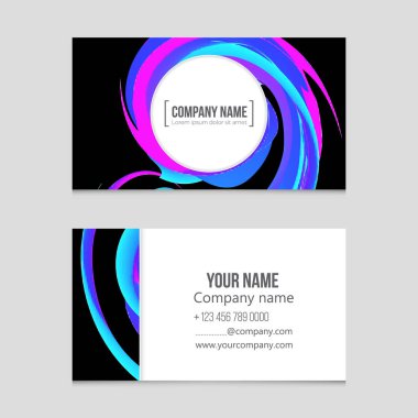 Soyut vektör düzen arka plan set. Sanat kalıp çizmek için, 