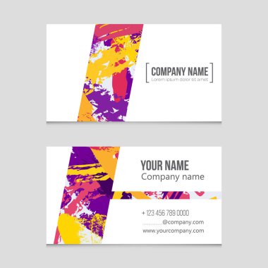 Soyut vektör düzen arka plan set. Sanat kalıp çizmek için, 