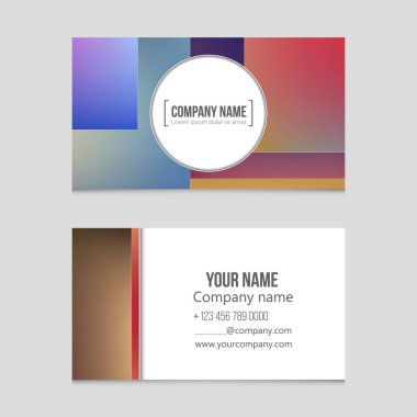 Soyut vektör düzen arka plan set. Sanat kalıp çizmek için, 