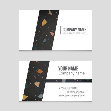 Soyut vektör düzen arka plan set. Sanat kalıp çizmek için, 