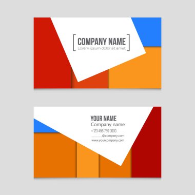 Soyut vektör düzen arka plan set. Sanat kalıp çizmek için, 