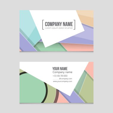 Soyut vektör düzen arka plan set. Sanat kalıp çizmek için, 